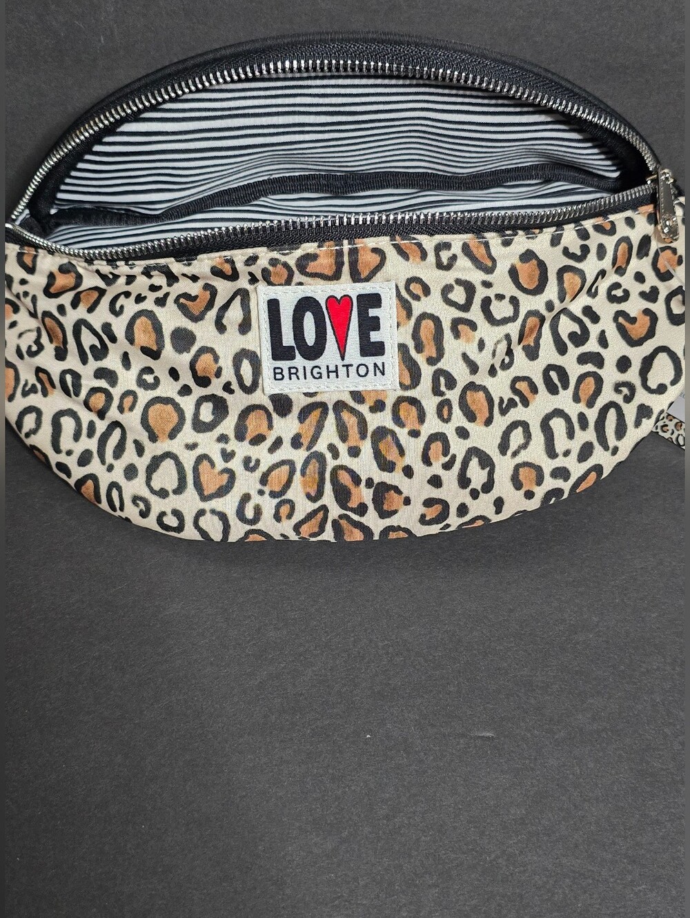 Love Brighton Wild Cat Belt Bag Fanny Pack Purse Leopard Print Fanny NWT